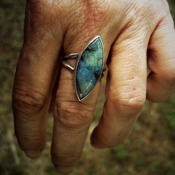 Quantrum quattro ring sterling size 8 1/2 - Picture 4 of 10